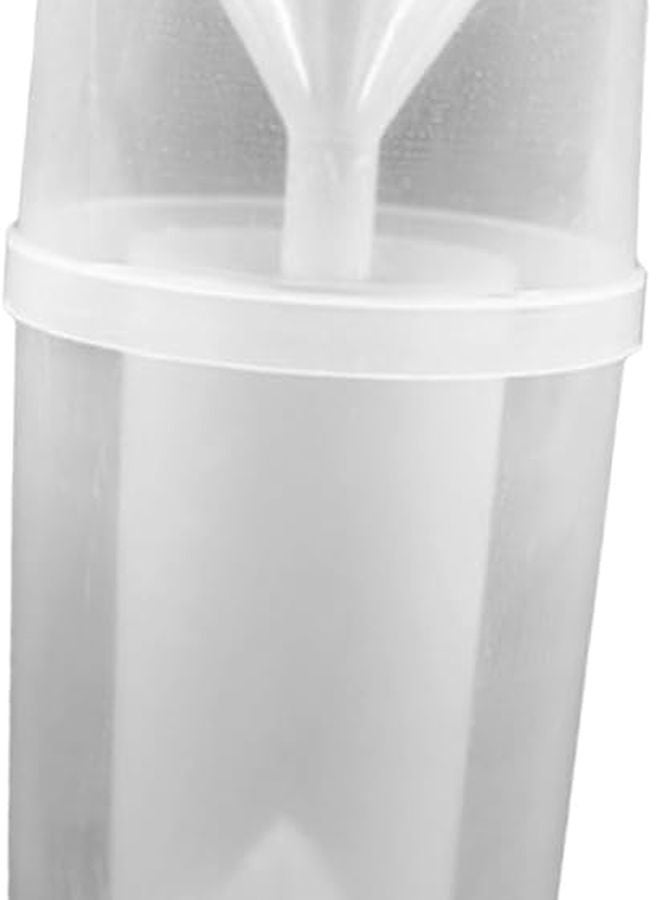 مقياس المطر البلاستيكي الأخضر قمع قياس هطول الأمطار في الهواء الطلق لأداة حديقة العشب - Image 1